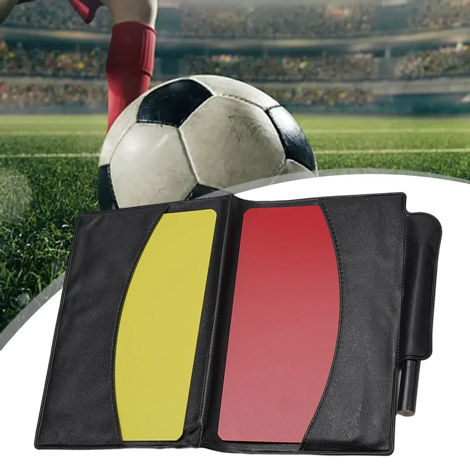 Soccer Football Referee Wallet Notebook With Red Card And Yellow Card Supplies Professional GameRefereeTools