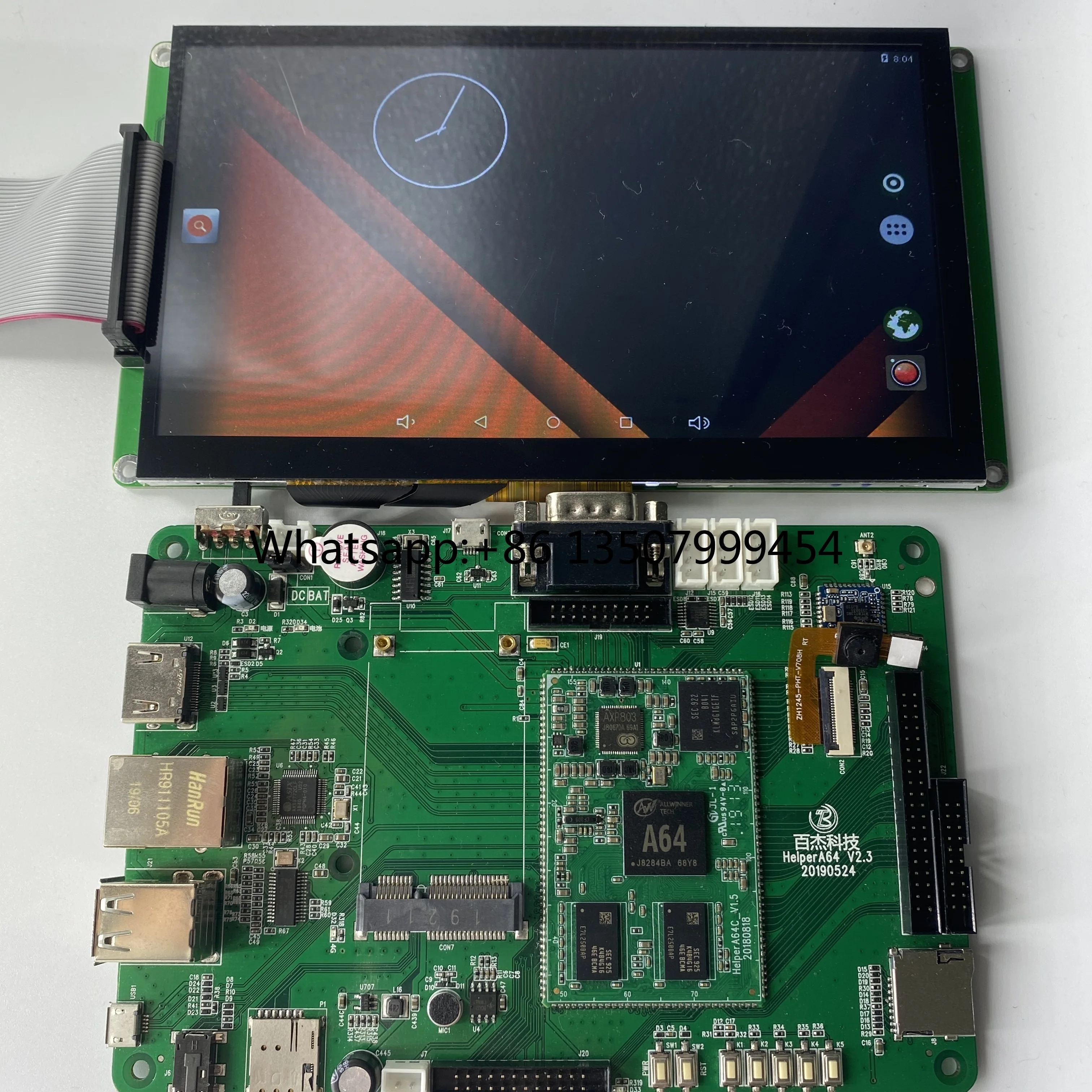 Helper a64 development board linux android for industry automation motherboards