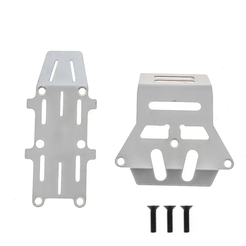 Metal Stainless Steel Chassis Armor Guard Protection Protector Skid Plate for Tamiya Hornet Evo RC Car Upgrade Parts