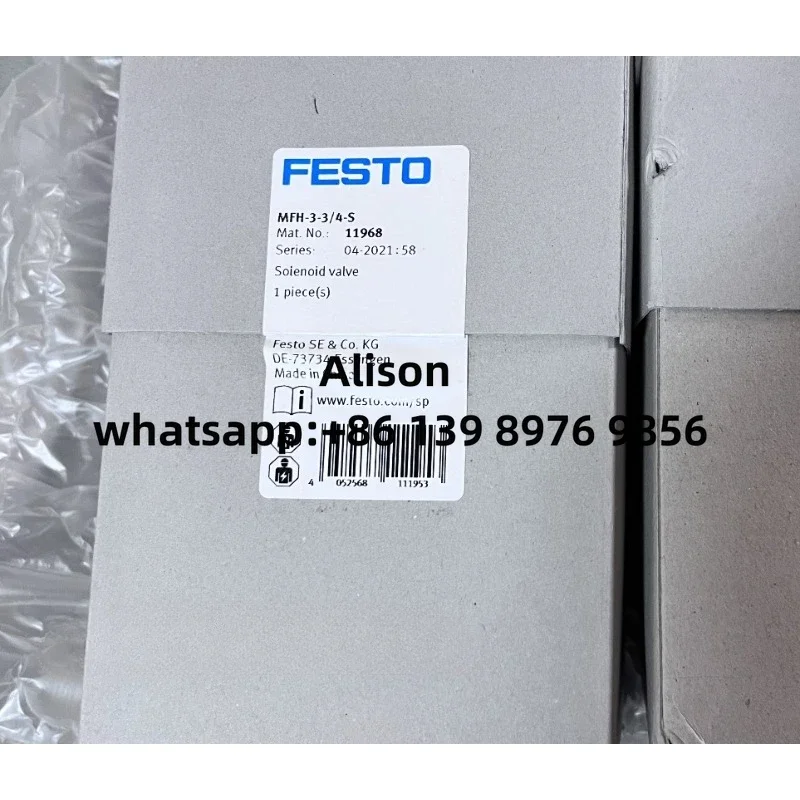 

FESTO 11968 MFH-3-3/4-S solenoid valve