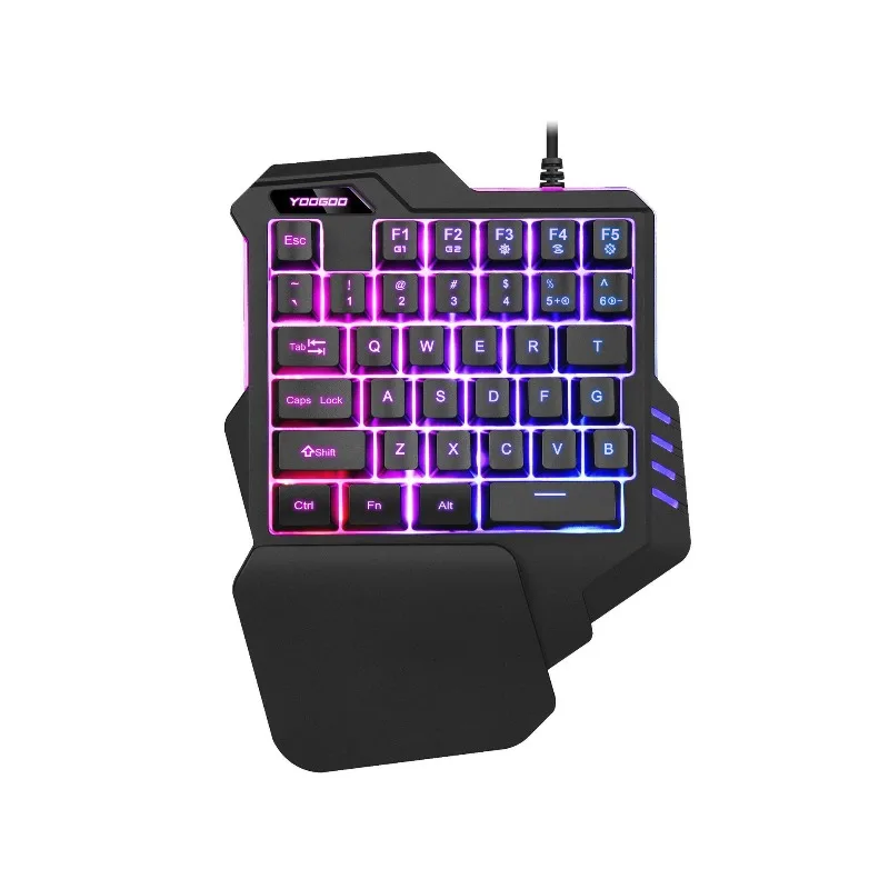 G92 one-handed keyboard mechanical feel game left-hand ergonomic wired mobile gaming keyboard