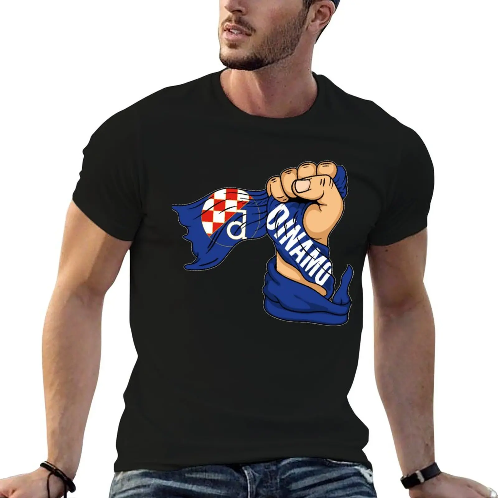 

Dinamo Football essential Sports Fans T-Shirt man t tshirt shirt Croatian Zagreb