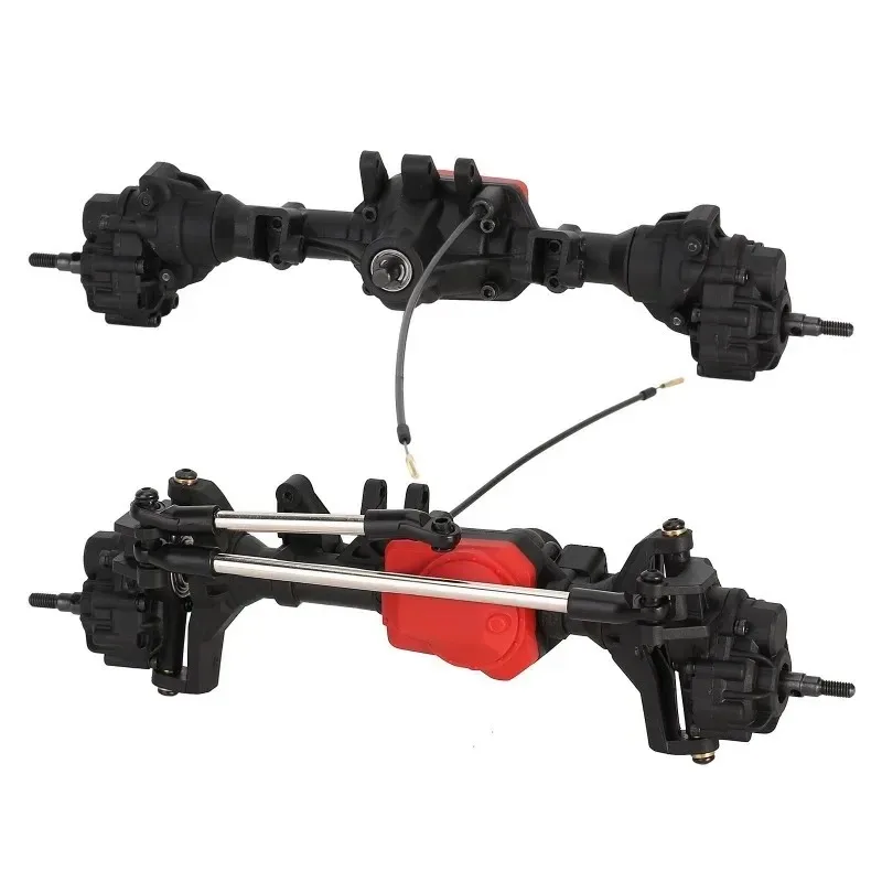 AUSTARHOBBY Metalen Voor- en Achterportaalas voor RC Trxs TRX4 1/10 Rock Crawler Auto Vervangen Upgrades Onderdelen