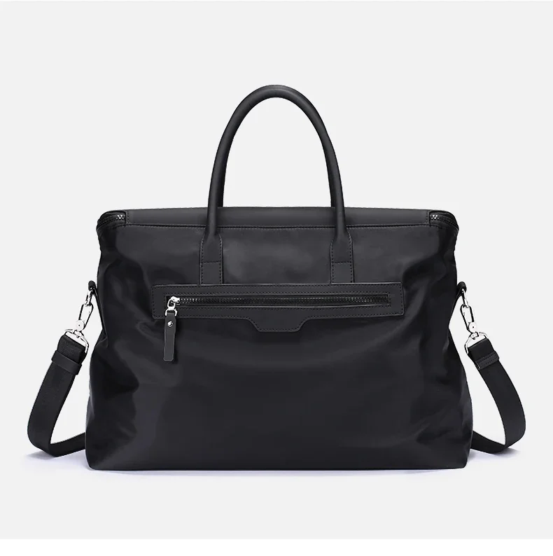 Simple travel bag Large capacity leisure fitness bag Travel briefcase Fashion texture Shoulder messenger bag