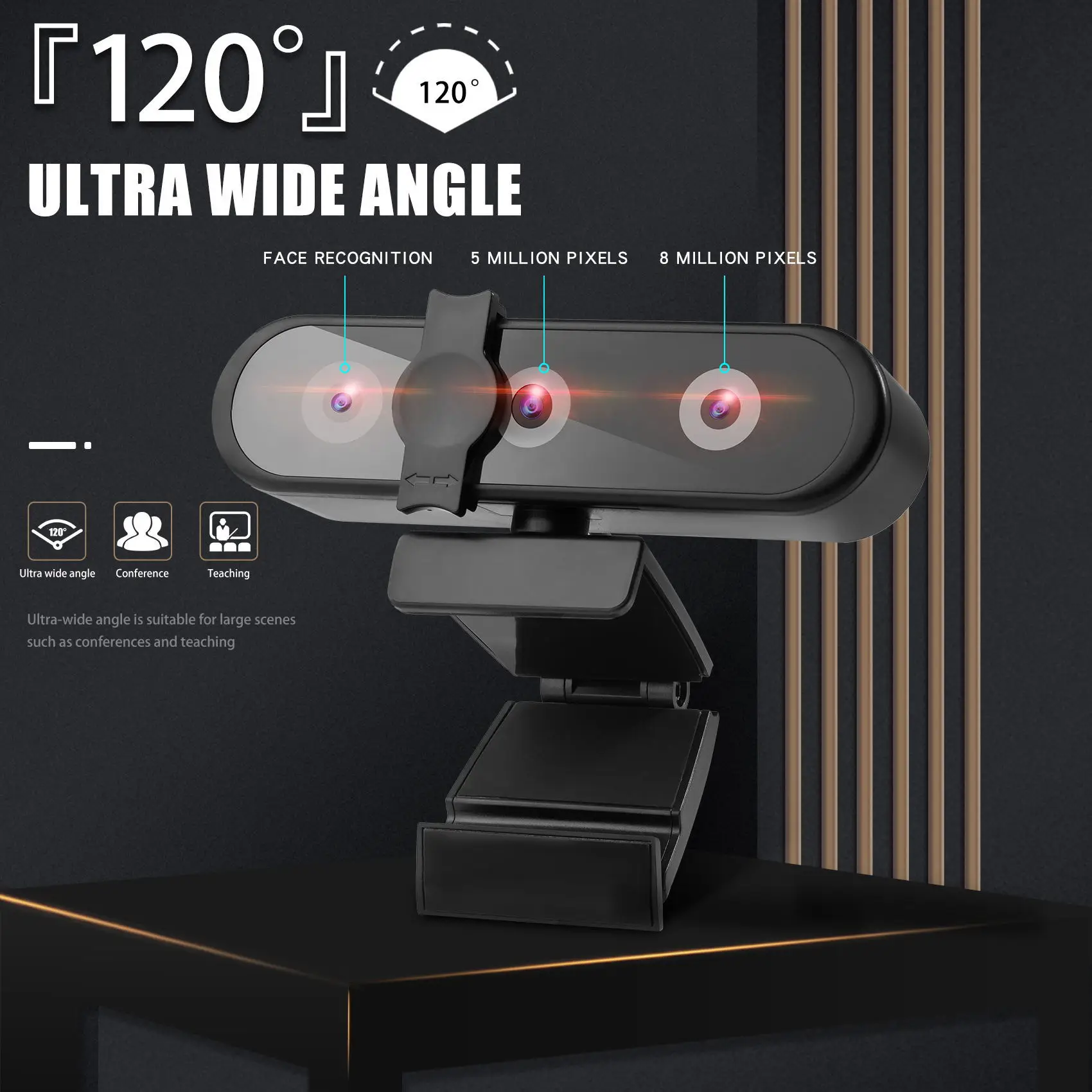

XJ Windows Hello PC Webcam 1080P HD Video Web Cam Facial Recognition Webcams PC USB Camera with Mic Mini Kamera Webcam for PC