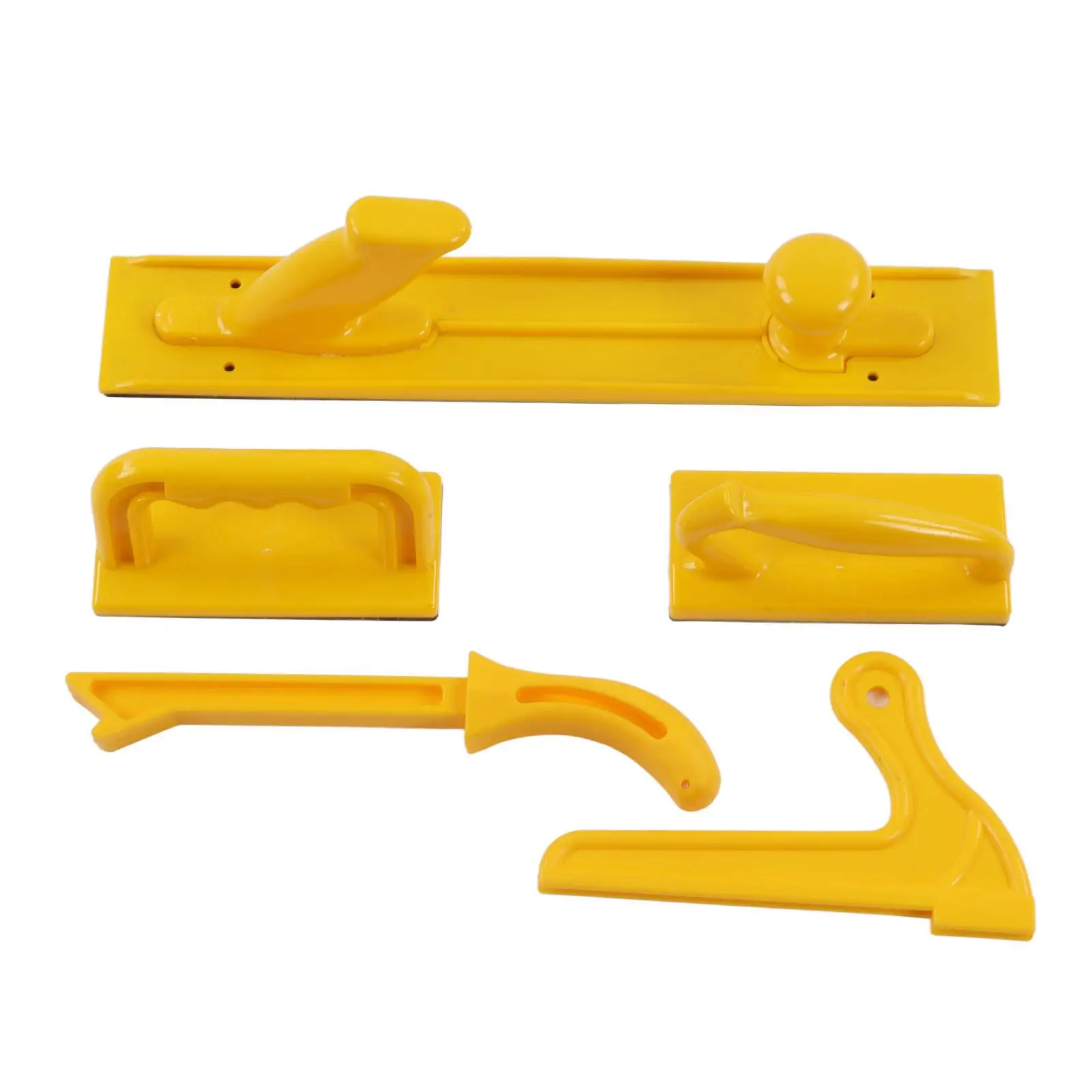 

Деревообрабатывающие безопасные блоки с ручкой для настольной пилы, 5 шт., пластиковые инструменты для резки древесины