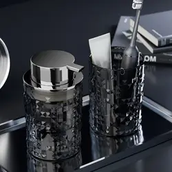 Practical Press Type Soap Dispenser Seal Elegant Soap Pump Jar Luxury PET Lotion Bottle Home