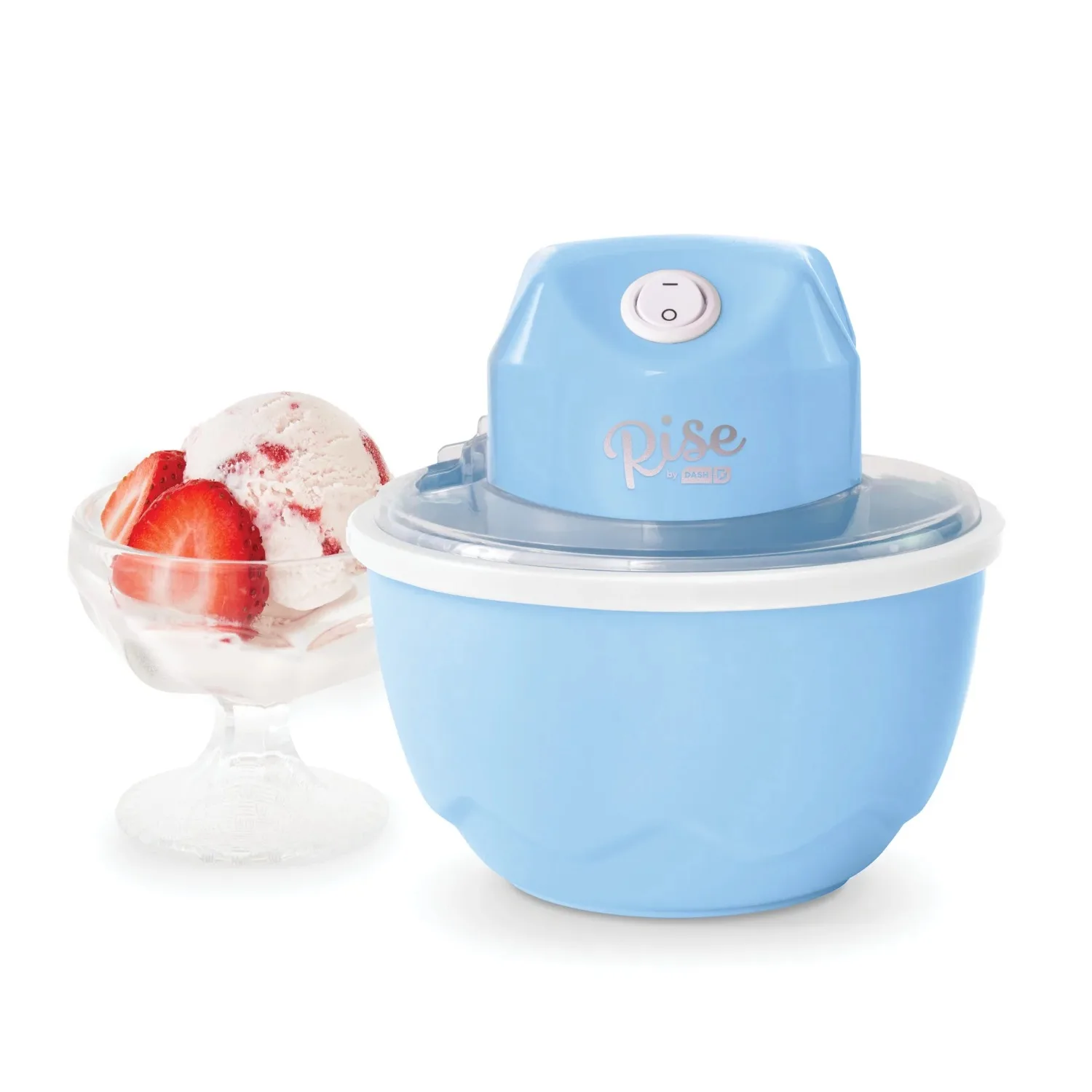 

Personal electric ice cream maker for ice cream， sorbet， frozen yogurt ，dessert Blue and Red