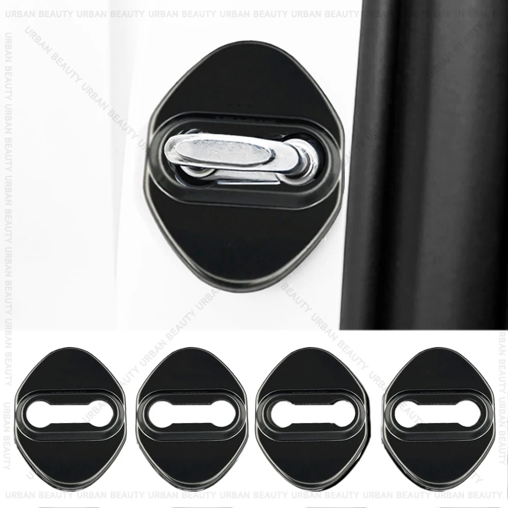4PCS Car Door Lock Protective Cover Fit Toyota Voxy 90 Series 2022 2023 Auto Accessories