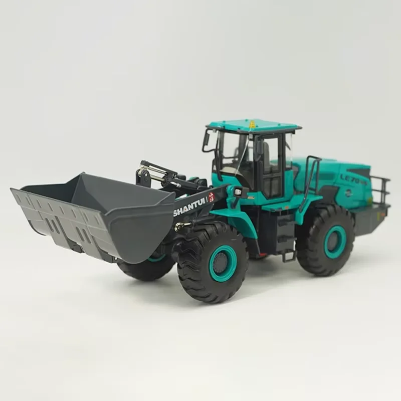 Original 1/35 escala shantui LE70-X5 carregador empilhadeira liga modelo de carro coleção decorado presentes do feriado brinquedos