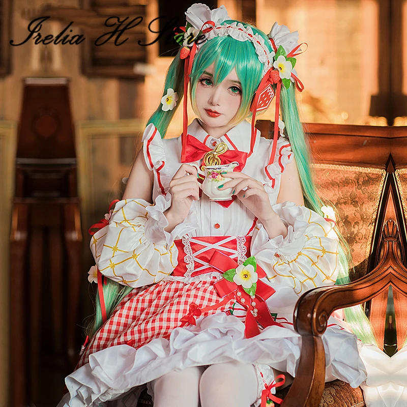 {Stock} irelia h store mi & ku fünfzehnten jubiläum erdbeer kleid mi & ku cosplay kostüm frauen lolita kleid weiblich