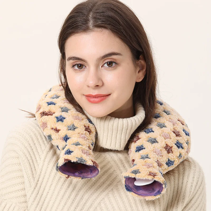 U-shaped Transparent Hot Water Bottle Filled with Cervical Vertebra Hot Compress Neck Neck Warm Water Bottle Warms Neck