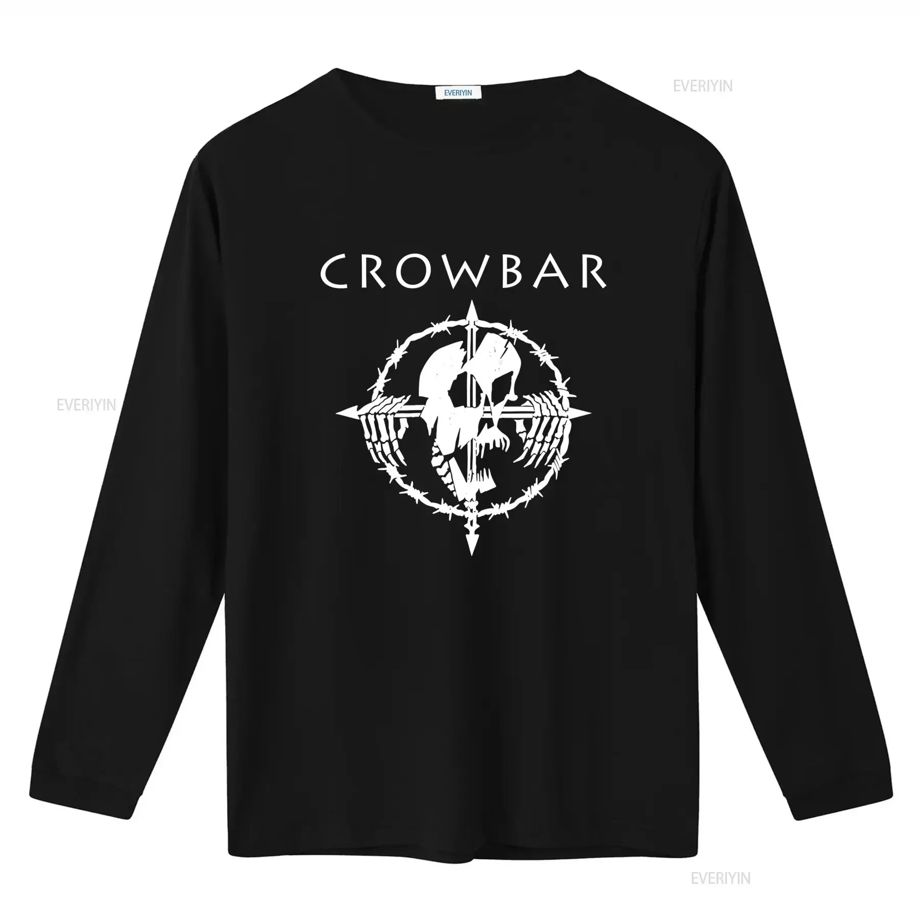 Vintage 90s Crowbar Band Cotton Black T Shirt Skull Crossbones Thorn Design All Sizes Available vintage Washed Casual