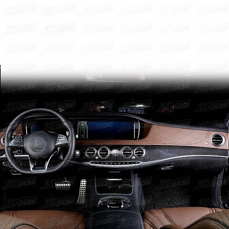 Upgraded Kit Interiors Dry Carbon Fiber Car Interiors Replacement for 2014-2016  S-Class S65 S320l