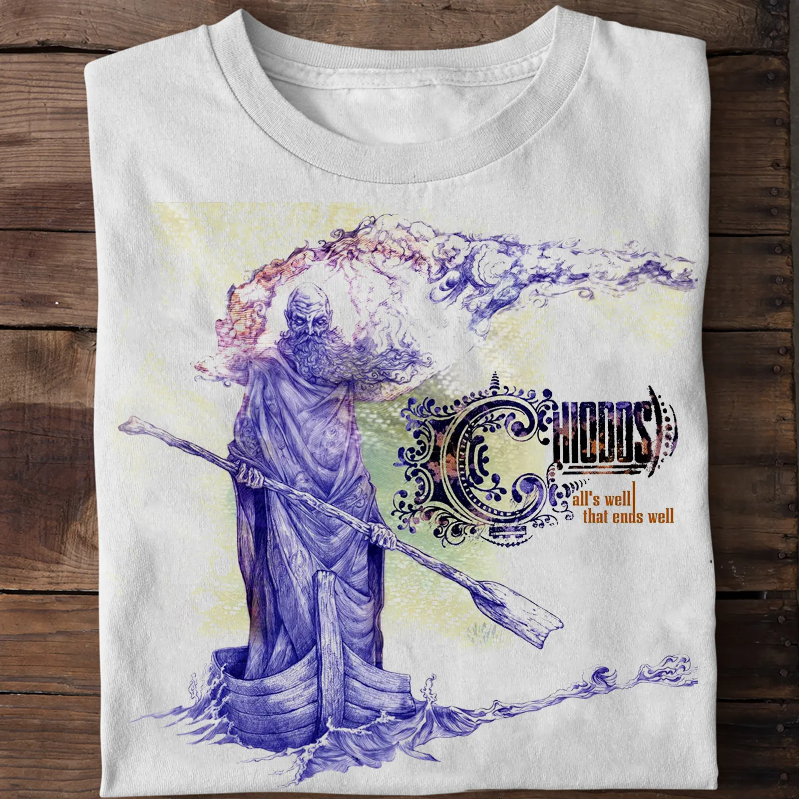 Rare Chiodos - Todo está bien que termina bien gira camiseta blanca de todas las tallas
