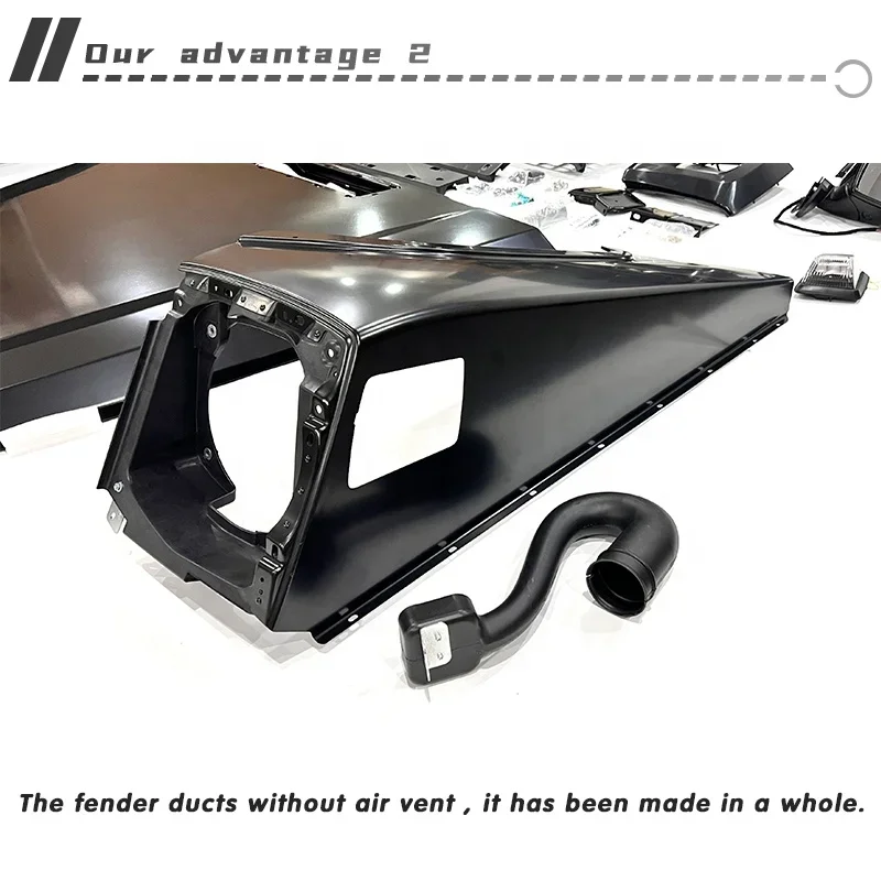 2004 - 2018 Year G Class W463 Upgrade to W464 W463A  Widestar Body Kits Facelift  Old to New Car Bumpers  g Wagon B Style view 4