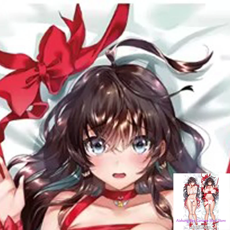 

Dakimakura Anime Pillow Cover Large Breasts Double Sided Print Life-size Body