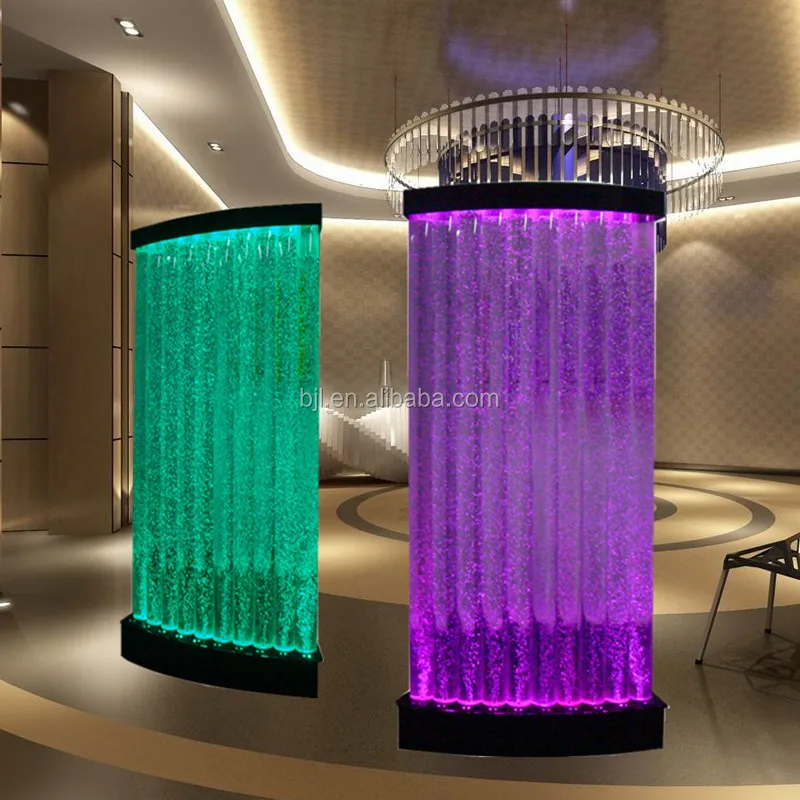 맞춤형 조명 색상 변경 가능 가정용 호텔 바 레스토랑 장식 아크릴 감각 LED 물방울 벽 (리모컨 포함)