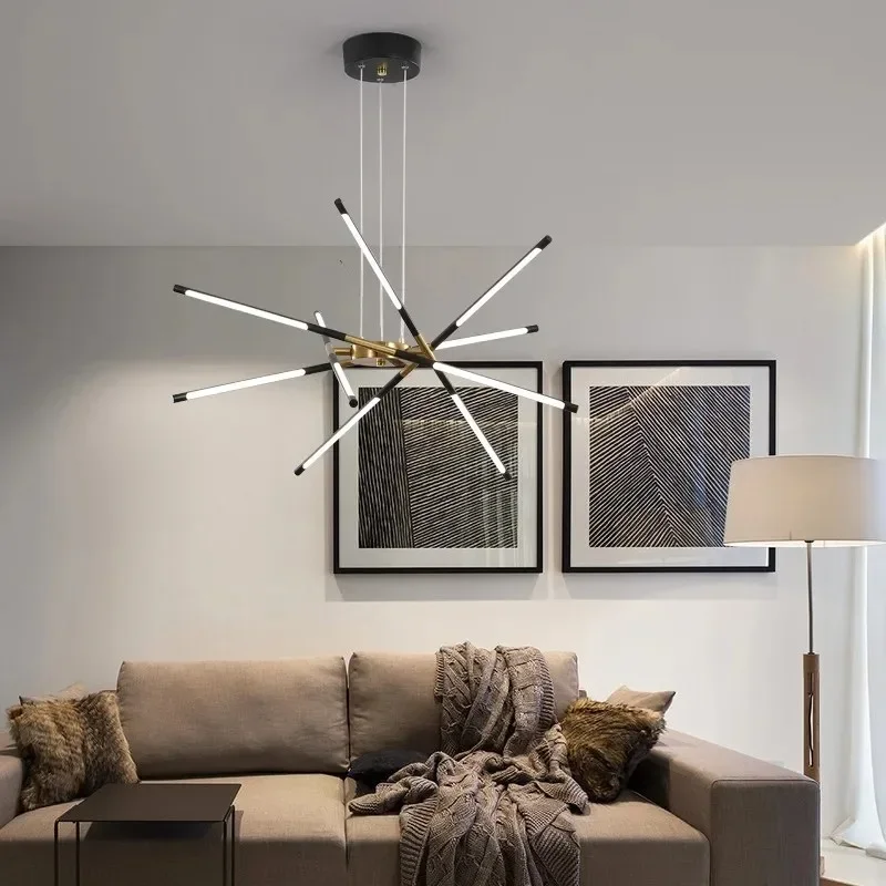 

Nordic Minimalist LED Chandelier for Living Dining Room Food Table Kitchen Bedroom Pendant Lights Home Decor Lusters Luminaires