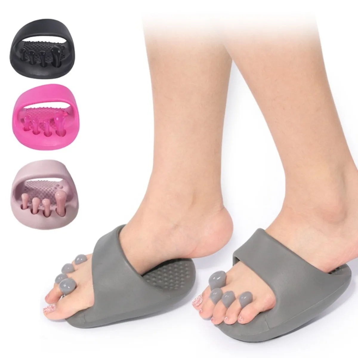 أداة سحرية عكسية وتصحيح القدم على شكل حرف O، تصحيح ارتداء نعل غير متساوٍ، شباشب مثمنة على شكل XO، مصحح للقدم المسطحة.