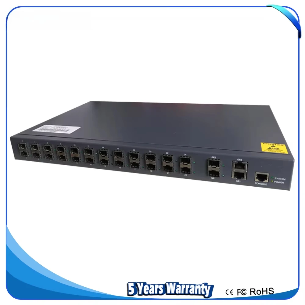 24 Port 10 100 1000mbps Network Switch Gigabit Sfp Network Switch