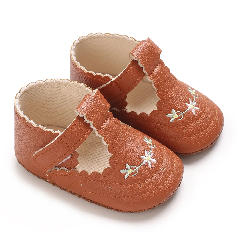 0-18M Baby Mädchen Prinzessin Schuhe Niedlich Gedruckt Weichen Stoff Unten Anti-rutsch Frühling und Herbst Prinzessin Schuhe erste Schritt Schuhe – Detail 28