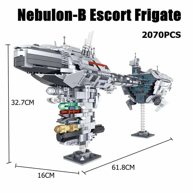 

1988 PCS Nebulon Model B Escort Medical Frigate Corvette 57273 Birthday Christmas Gift Toy Kids Building Blocks Bricks