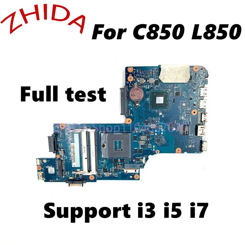 

For TOSHIBA Satellite C850 L850 Laptop Motherboard SLJ8E HM76 DDR3 H000038360 H000052360 H000052590 Main board full test