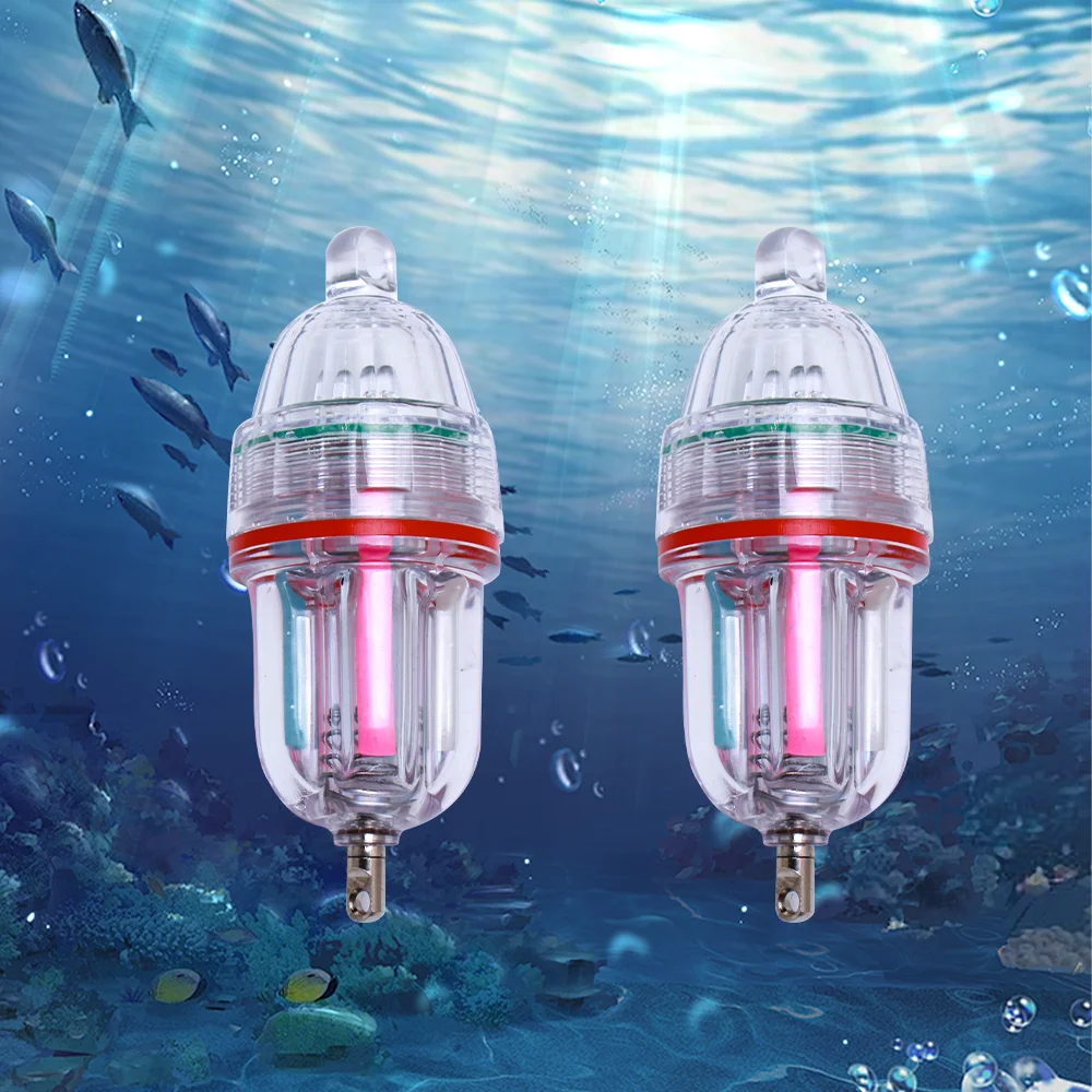 1 pc new LED underwater fish lure light, flashing deep water high light fishing light, IPX6 waterproof,  fishing accessories