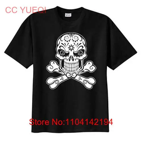 Sugar Skulls Crossbones New T Shirt S M L XL 2X 3X 4X 5X Day Of The Dead long or short sleeves