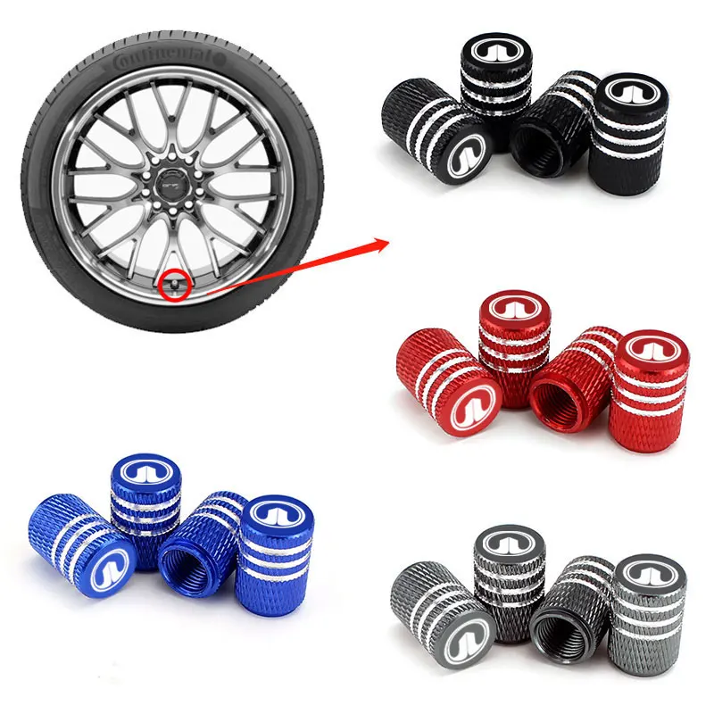 Car Tire Valve Caps Tyre Airtight Cover Waterproof For Great Wall Haval GWM Tank Poer C50 Steed Wingle 5 7 POWER Pao Accessories