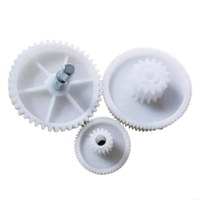 

C90A 3Pcs/Set Grinder Mincer Plastic Gears Household Sausage Stuffer Chili Processor Replacement Spare Parts DIY