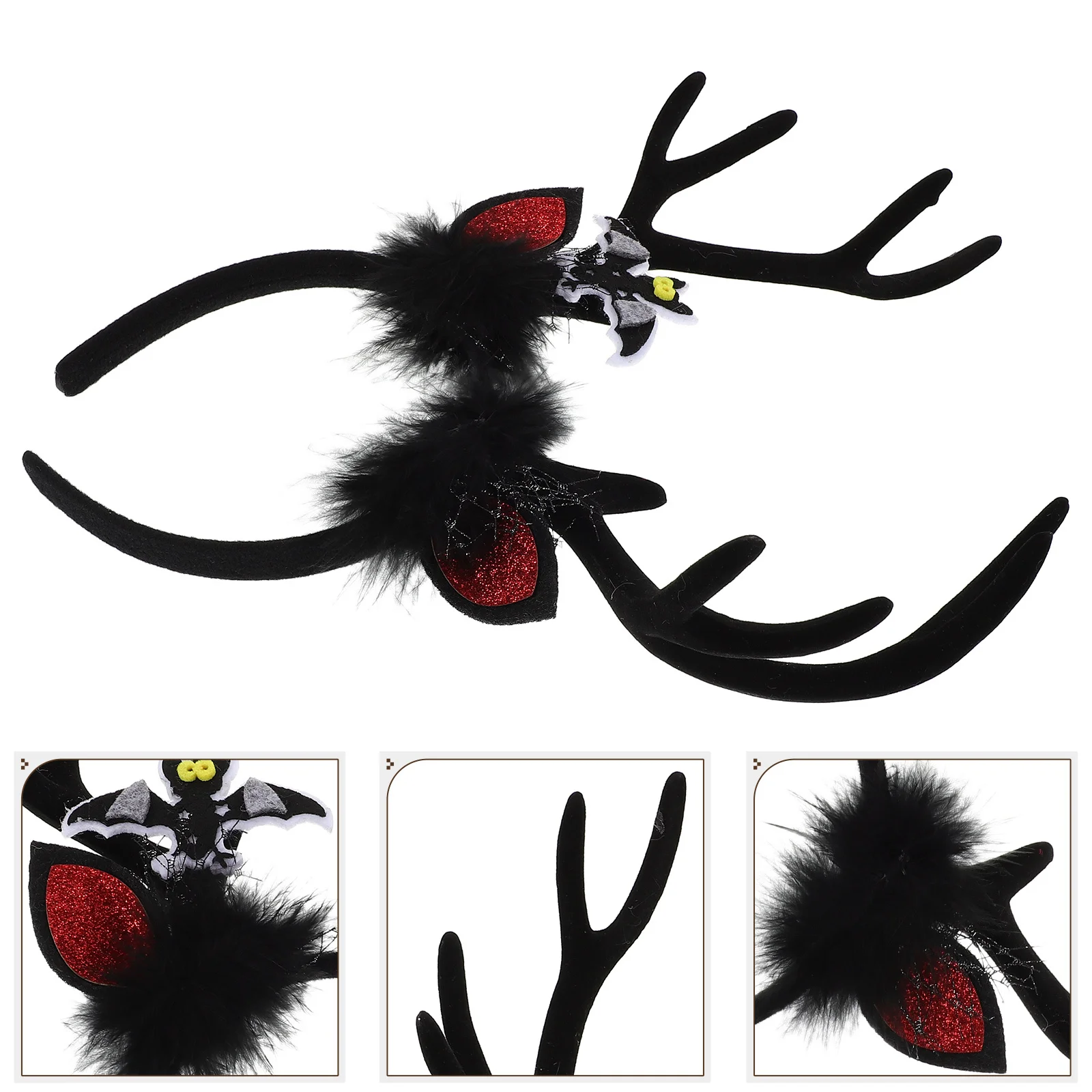 

Фестиваль Хэллоуин летучая мышь паук повязка на голову страшный косплей костюм аксессуар обруч для волос вечерние головной убор готический декор повязка на Хэллоуин