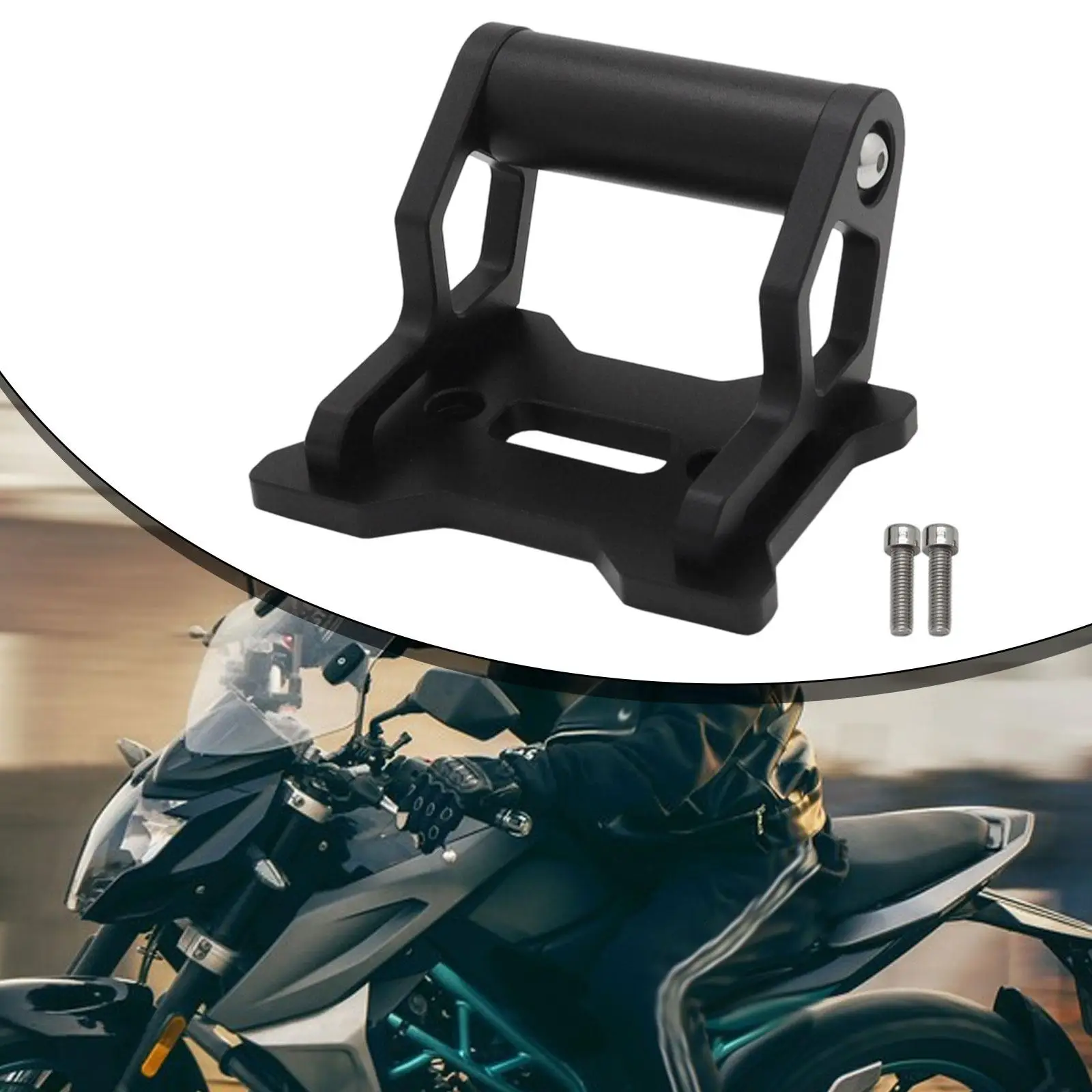 

GPS Phone Holder Auxiliary Device,Stable Performance,CNC,Stand Extension Bracket Motorcycle Accessorie for Cfmoto 2024-2025
