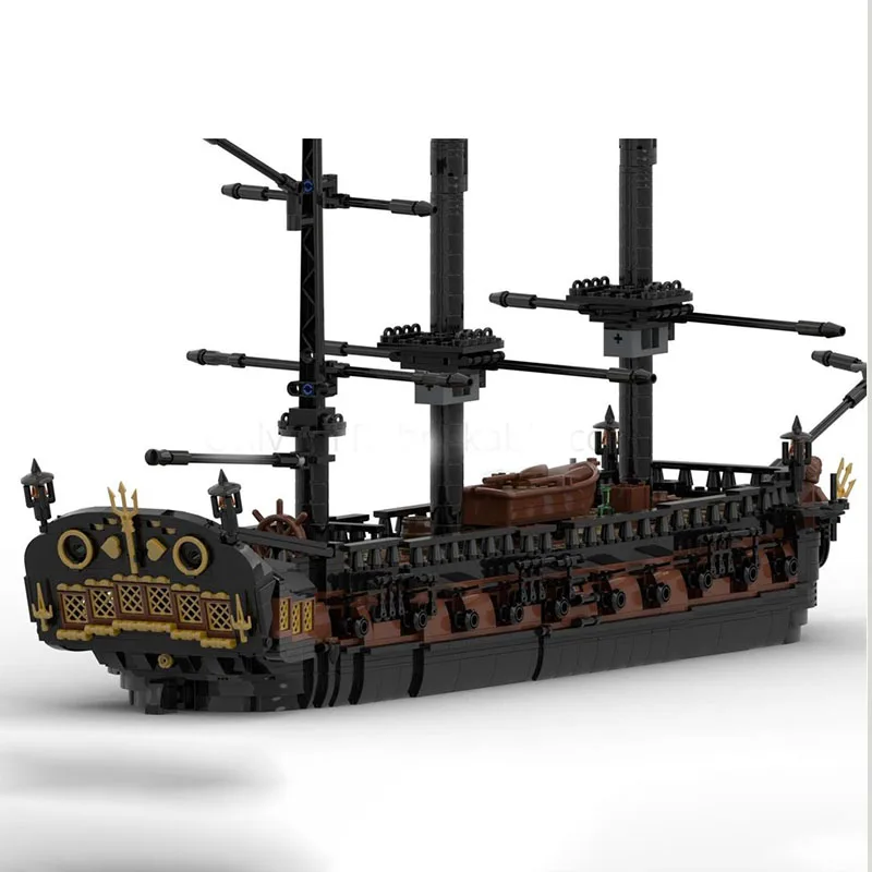 القراصنة فيلم 2025 جديد Moc بنة نموذج عدن الروح السفينة وحدات بنة هدية لعبة أطفال لتقوم بها بنفسك الجمعية مجموعة