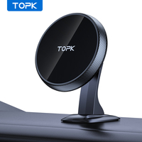 TOPK for MagSafe Car Phone Holder Mount Strong Magnet Magnetic Phone Holder for Car Hands Free iPhone Car Phone Holder Mount