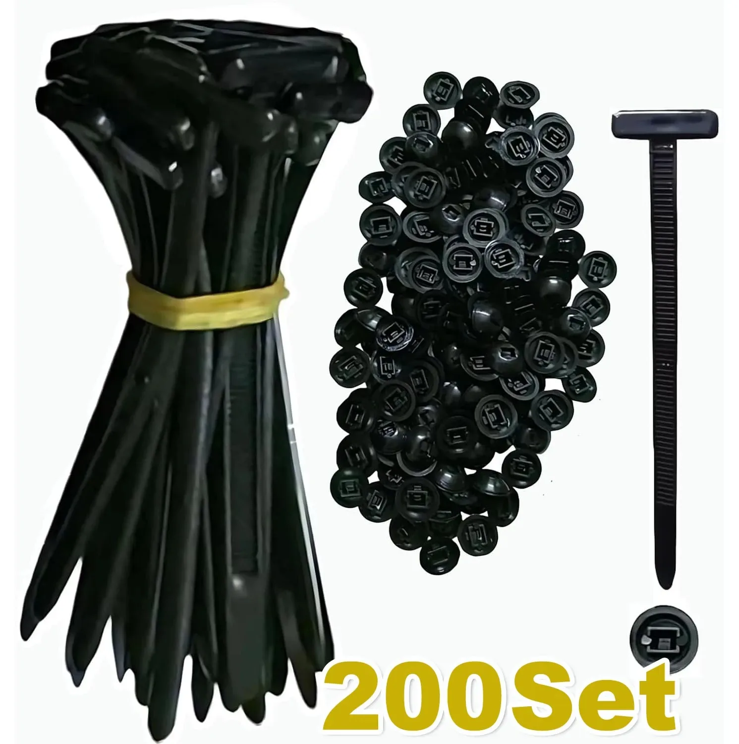 Universal Nylon Kabelbinder Schnalle Auto Verschluss Schraube Ersatz Clip Auto Kotflügel Stamm Motor Schutz Panel Draht Management Sicher