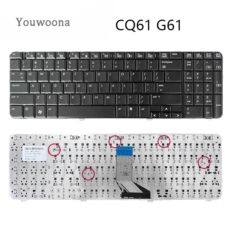 

New Laptop Keyboard For HP Compaq Presario CQ61 G61 G60 CQ60