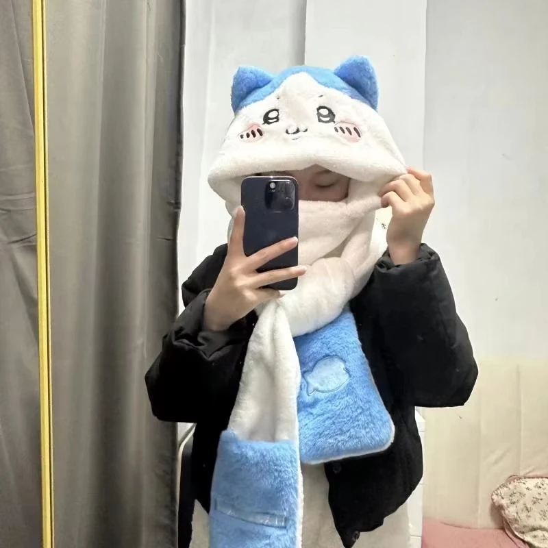 Зимняя плюшевая шапка Chiikawa Hachiware Usagi