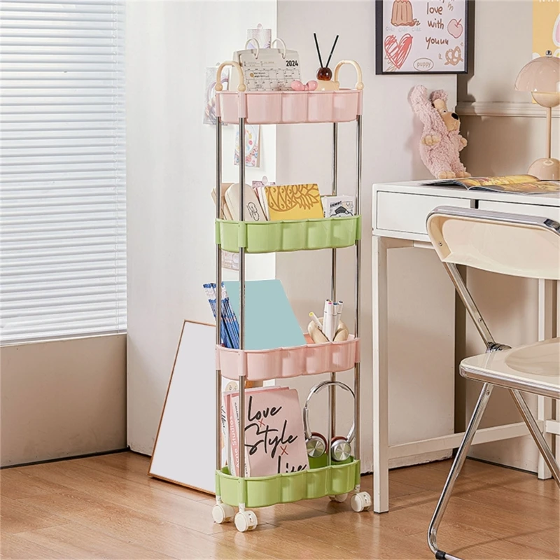 

Stylish 2/3/4Tier Utility Cart Organizers for Efficient Home and Office Storage