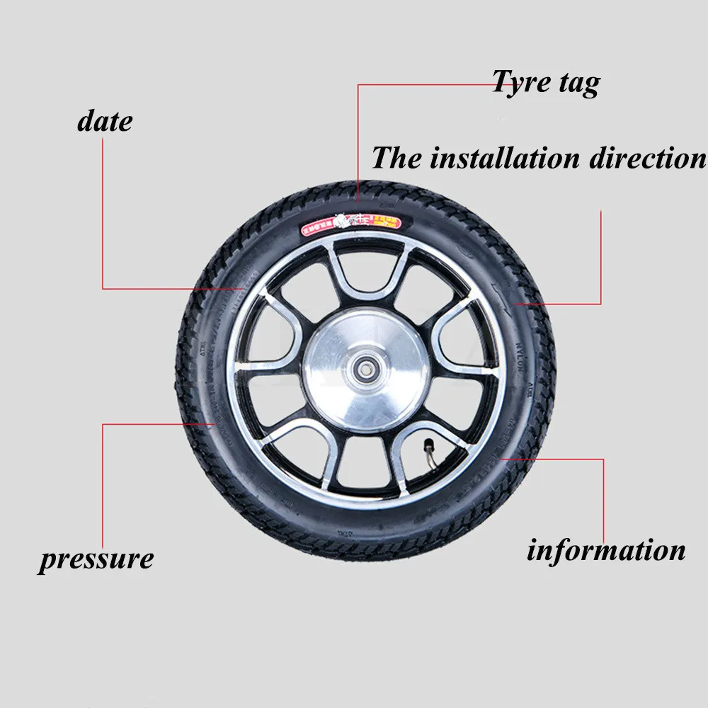 14X2.50 Tire 64-254 Inner and Outer Tyre for Electric Vehicles Electric Motorcycles Wear Resistant High-quality Tires