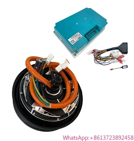 

QSMOTOR 10\" 3000WP Paired with Fardriver ND72450 Package Electric Motorcycle Motor Controllers Speeds up to 125km/h