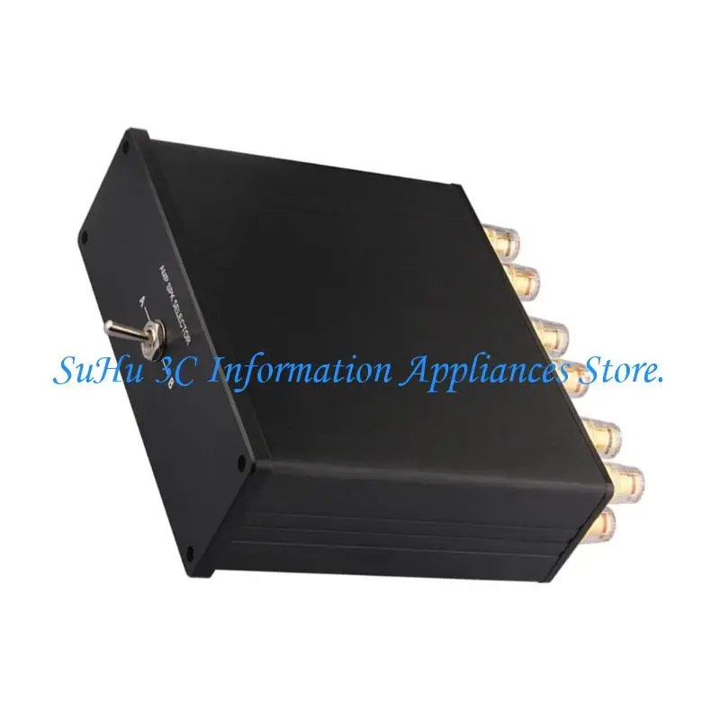 

Блок ручных переключателей звука 2 источника 1 выход для усилителей Подключение динамиков