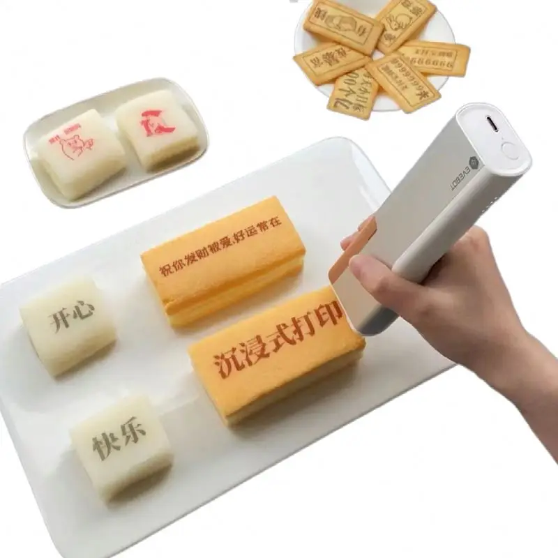 Food Printer Small edible rice paper printer support print on rice paper, chocolate, macaron, candy