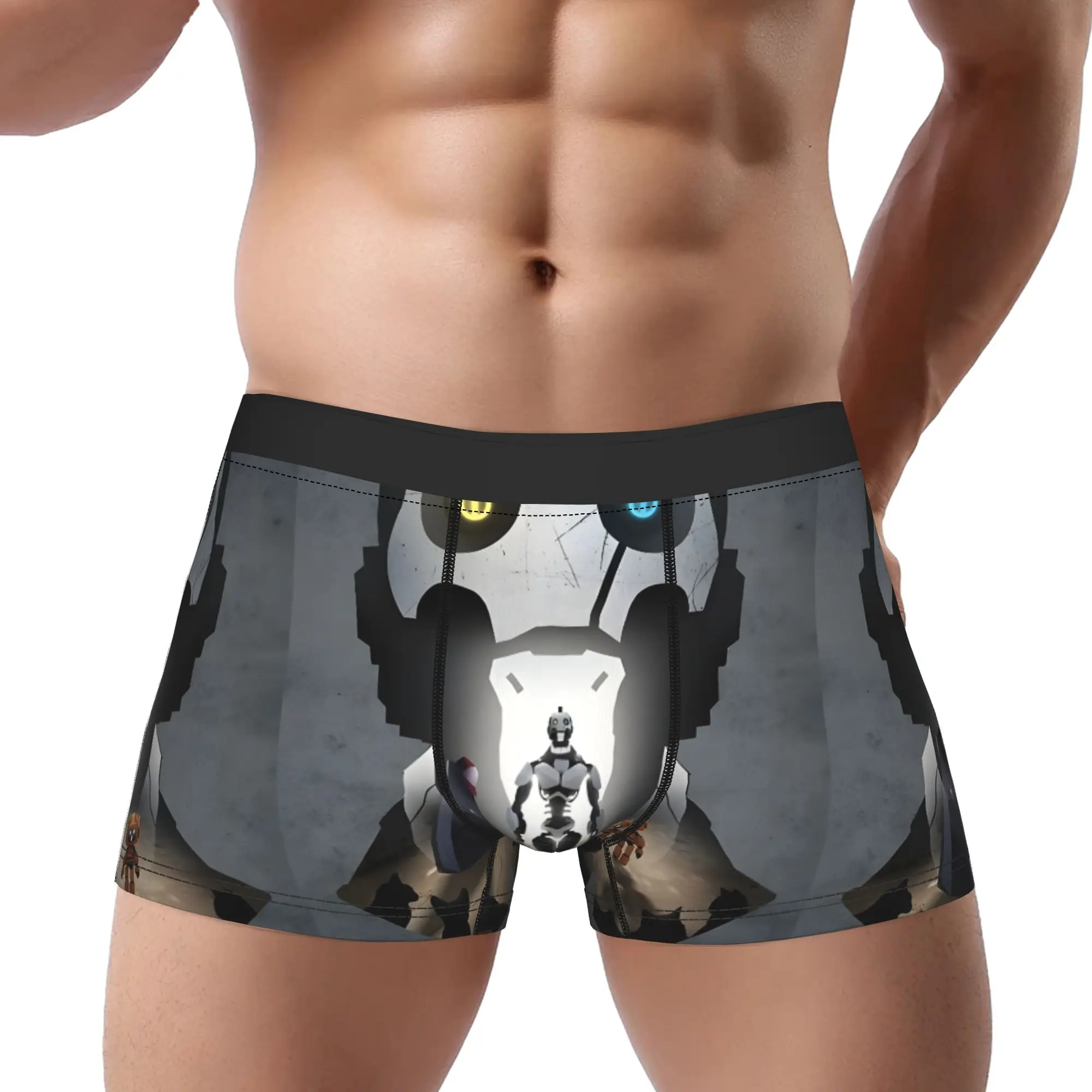 lLove Death Robots Three Robots lLove Death and Robots Underpants Breathbale Panties Man Underwear Comfortable Short Boxer Brief