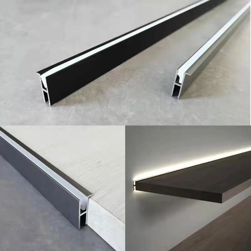 Up Down Glow LED Cabinet Lamp Shelf Layer Built-in Hidden Backlight Aluminum Profiles For 18mm Cupboard Bookshelf Strip Light