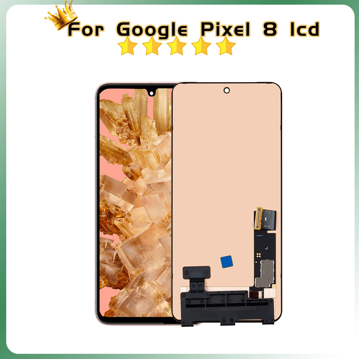 AAA Quality OLED For Pixel8 Display With Frame For Google Pixel 8 LCD Display Touch Screen GKWS6 G9BQD GA04851-US GZPFO GPJ41