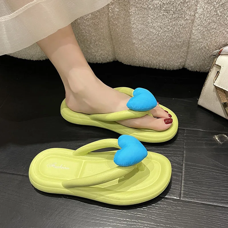 شاومي-شبشب الوجه الناعم للنساء ، نعل كعكة الإسفنج ، عدم الانزلاق ، المضادة للانزلاق ، مريحة ، الإناث ، في الهواء الطلق ، النعال متعرجة ، الشاطئ ، الصيف