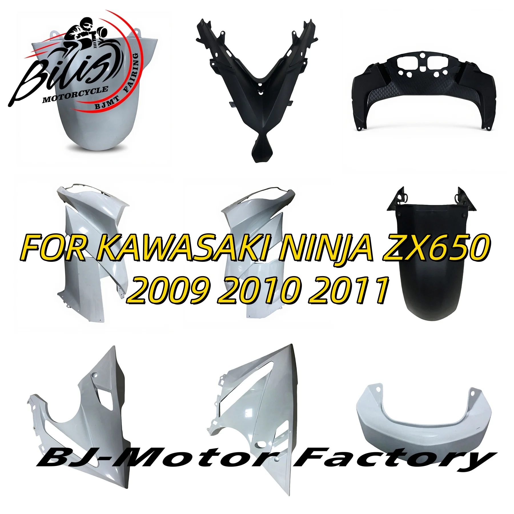 

ABS Motorcycle Front Fender Iron Mudguard Cover Gloss Unpainted For KAWASAKI NINJA650 ZX-650 2009 2010 2011 Front Wheel