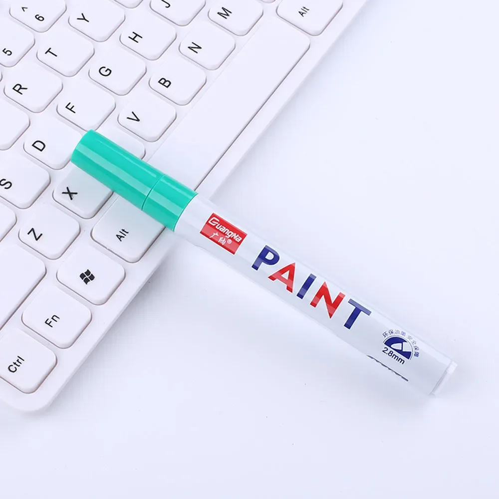 Autolack Stift Wasserdicht Auto Rad Reifen Fettige Malerei Mark Stift Auto Gummi Reifen Lauffläche CD Metall Permanent Farbe Marker